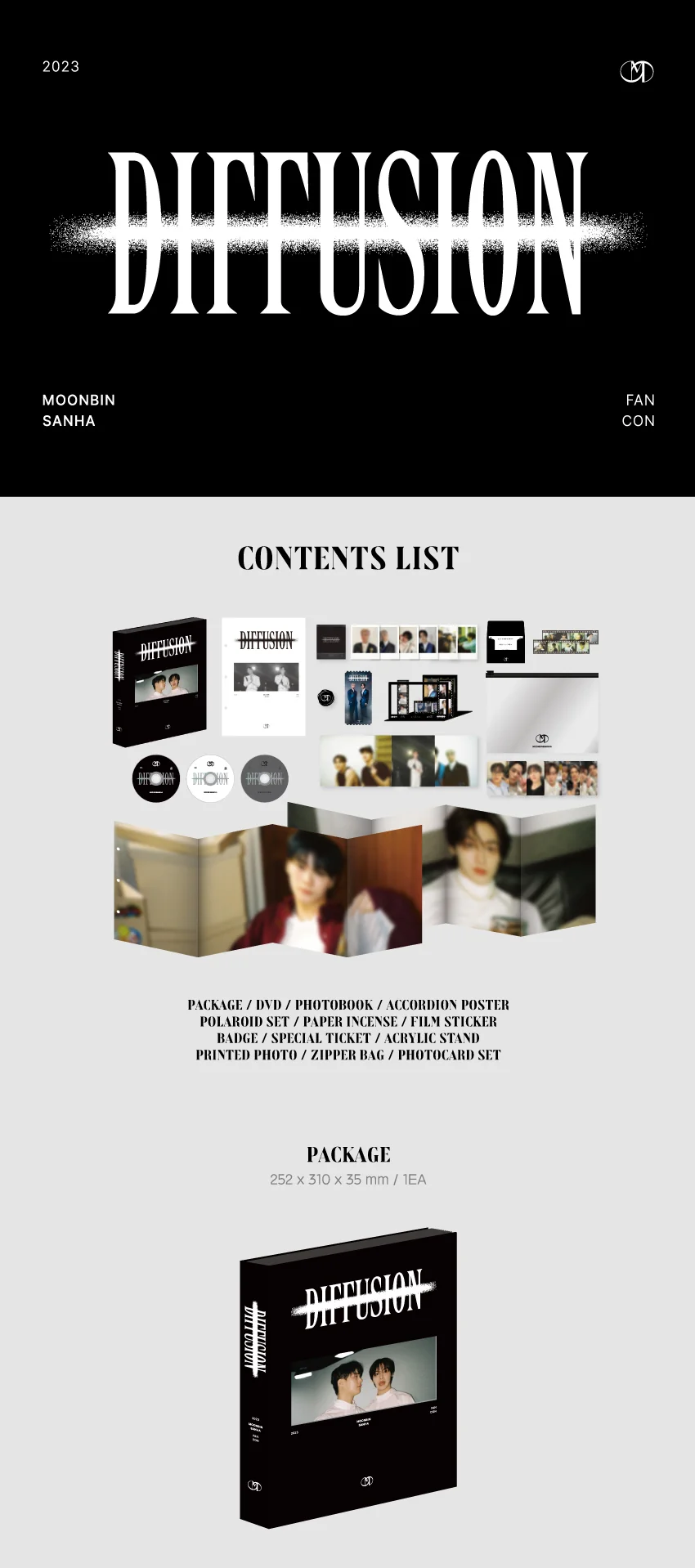 2023 MOONBIN & SANHA (ASTRO) FAN CON : [DIFFUSION] DVD - Image 2