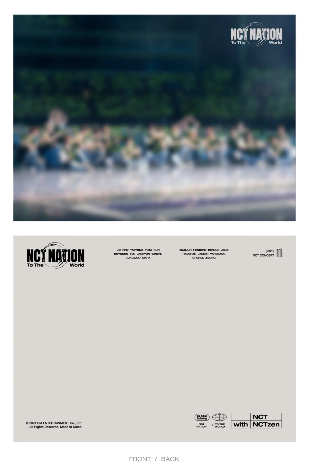 2023 NCT CONCERT - NCT NATION : To The World in INCHEON Blu-ray + Pre-Order Benefit - Image 7