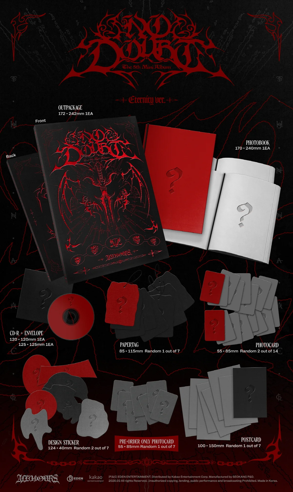 ALL(H)OURS Allhours - 5th Mini Album NO DOUBT - Image 2