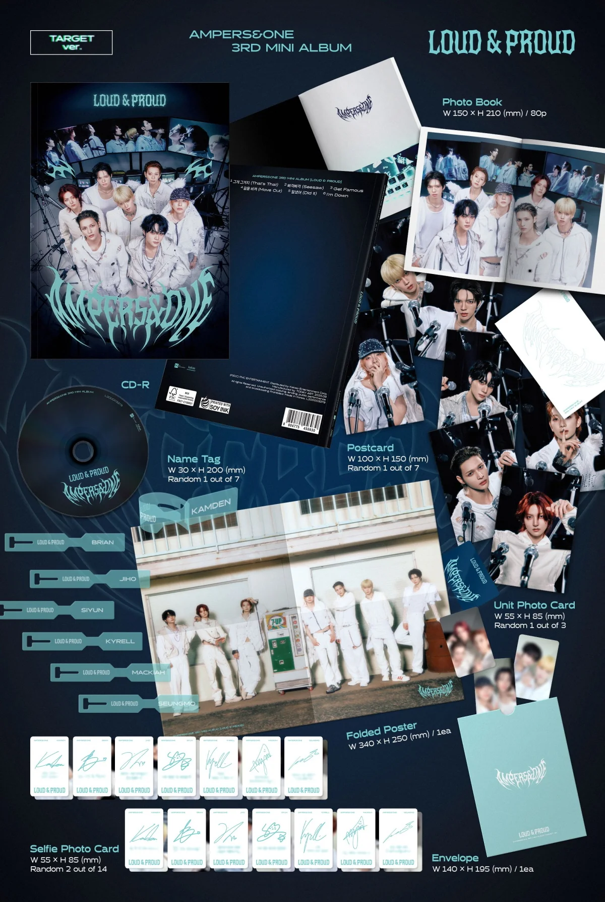 AMPERS&ONE - 3rd Mini Album LOUD & PROUD - Image 3