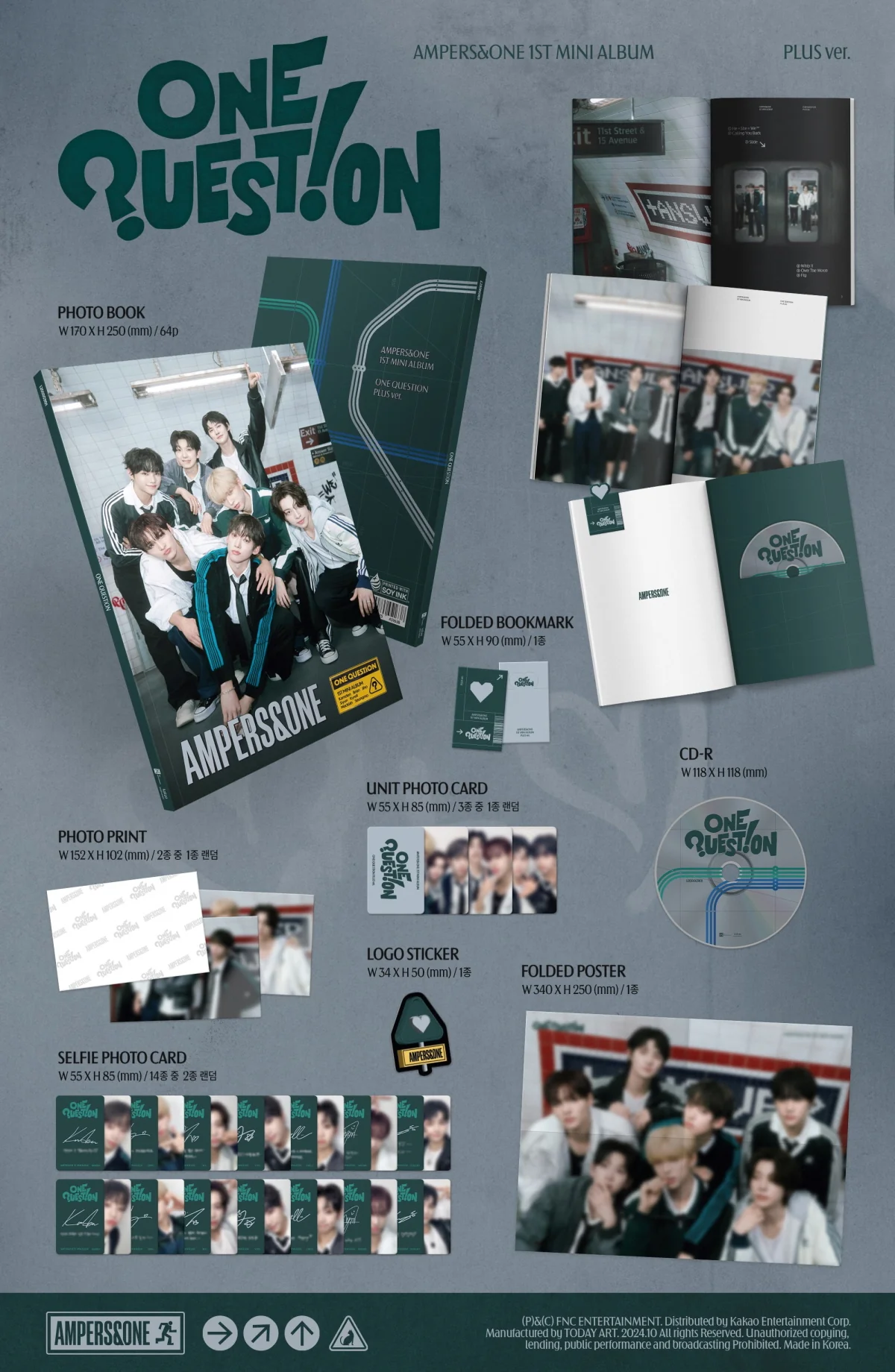 AMPERS&ONE - ONE QUESTION (1st Mini Album) - Image 3