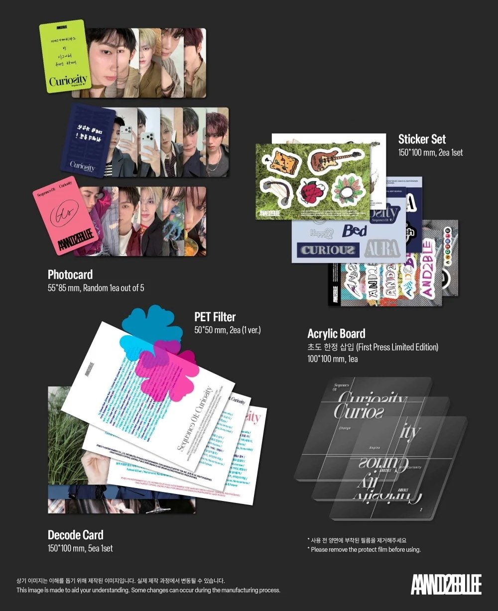 AND2BLE - 1st Mini Album Sequence 01: Curiosity - Image 3