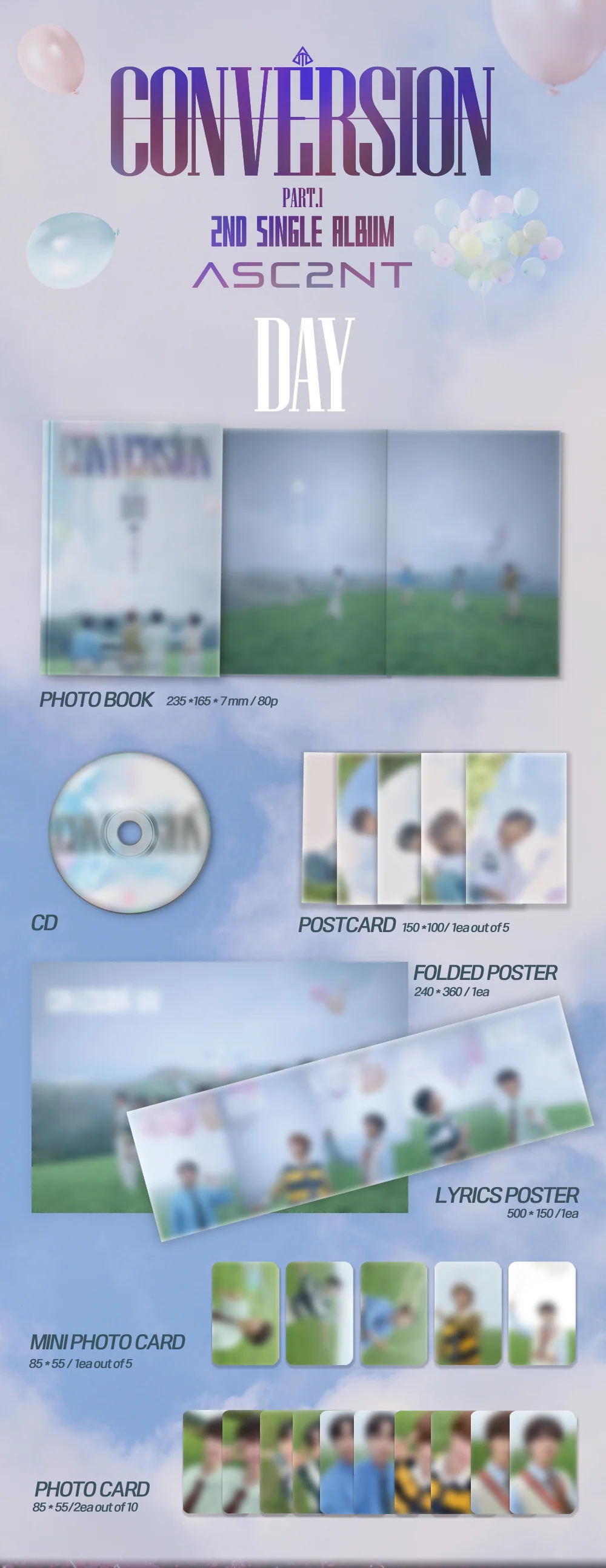 ASC2NT - 2nd Single Album Conversion Part.1 CD - Image 2
