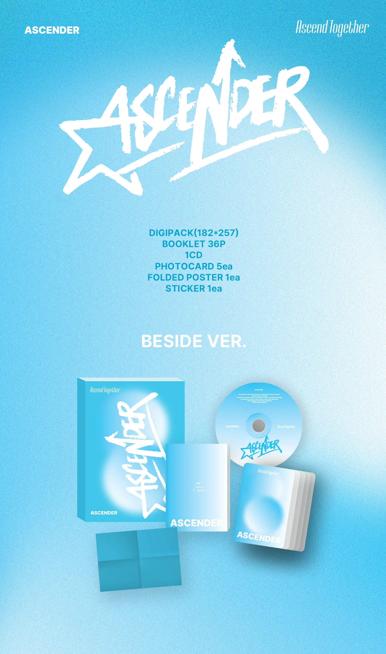 Ascender - Ascend Together CD - Image 3