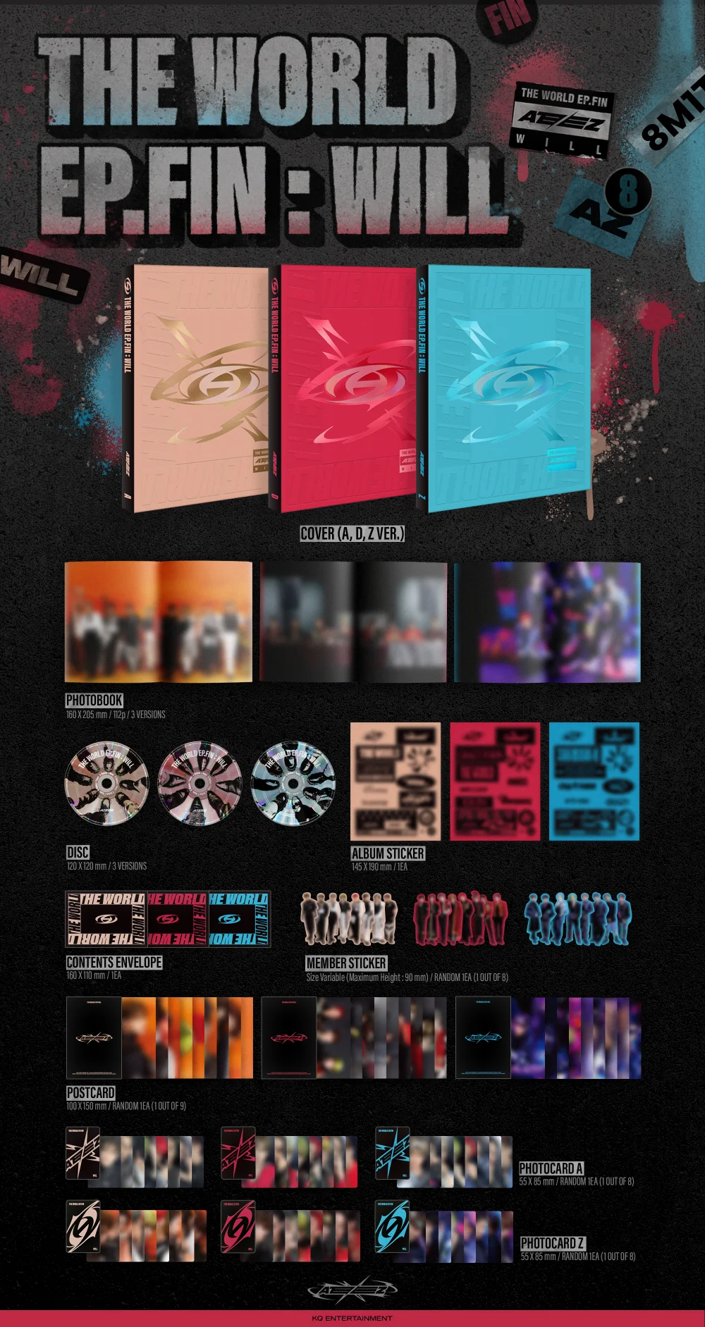 ATEEZ - THE WORLD EP.FIN : WILL (Vol.2) Album - Image 2