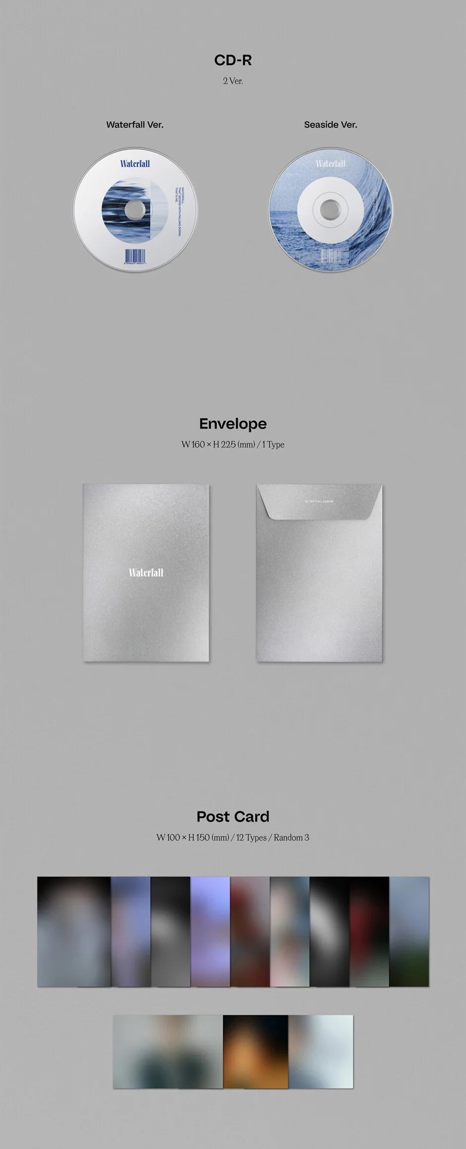 B.I - 1st Full  Album WATERFALL [RANDOM ver.] - Image 4