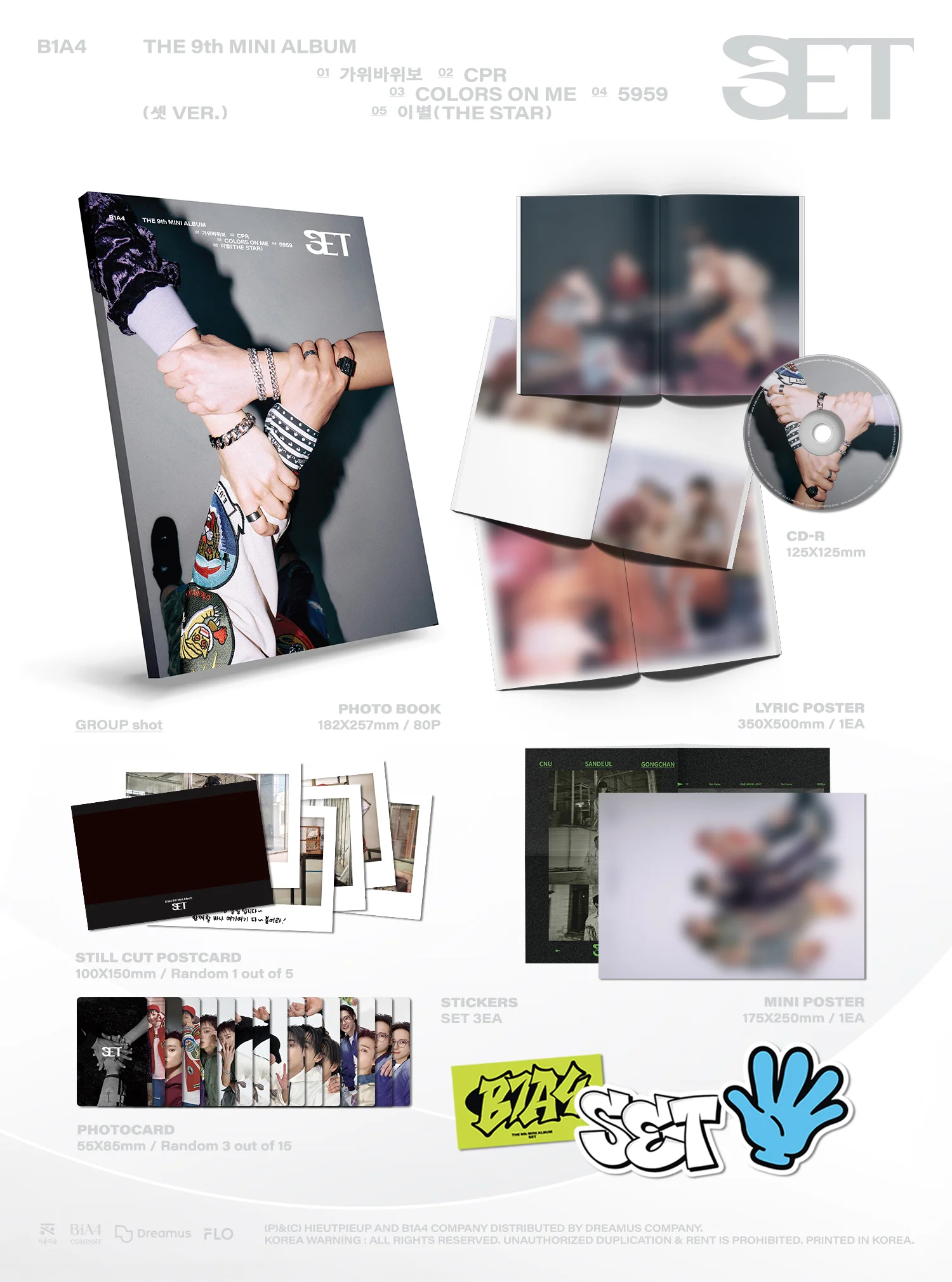 B1A4 - 9th Mini Album SET CD - Image 4