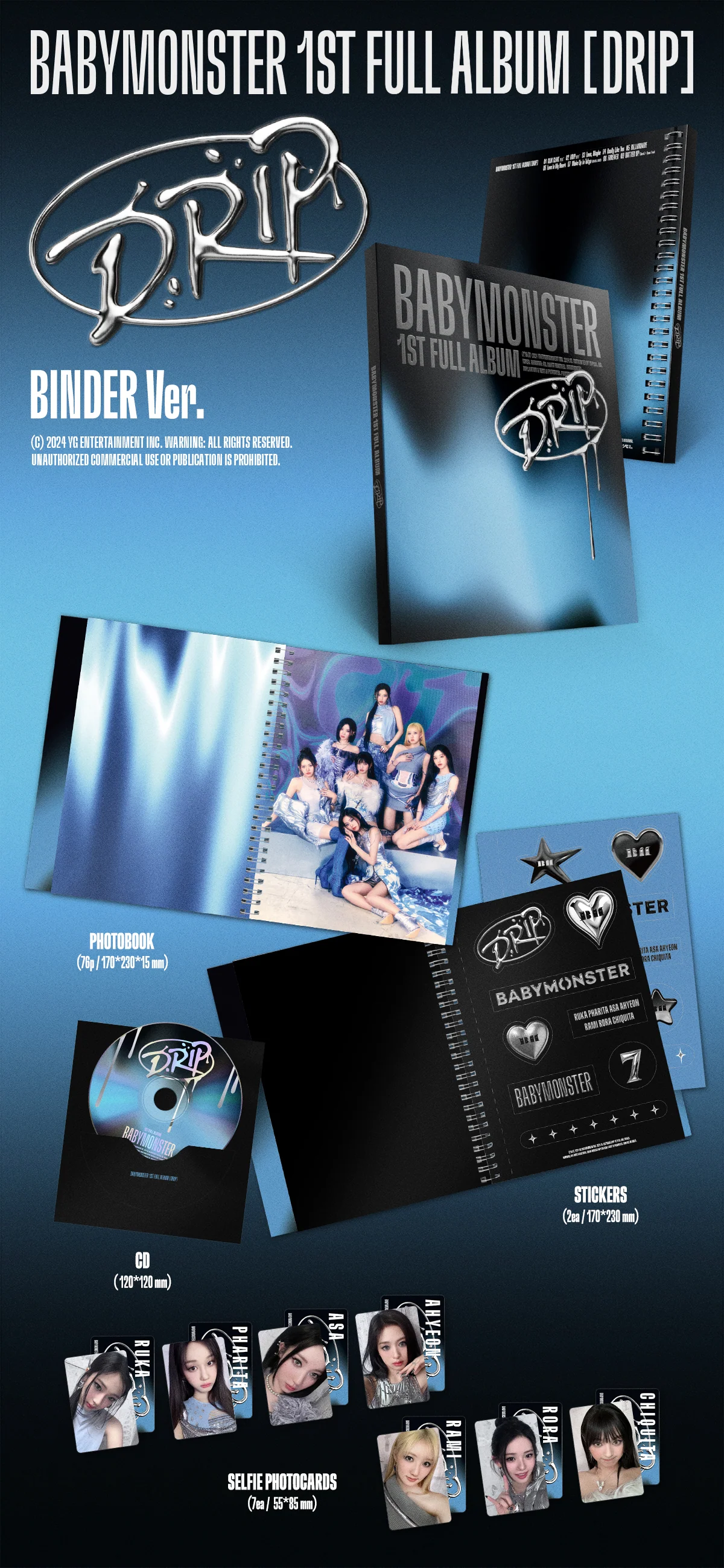 BABYMONSTER - DRIP 1st FULL ALBUM - Image 2