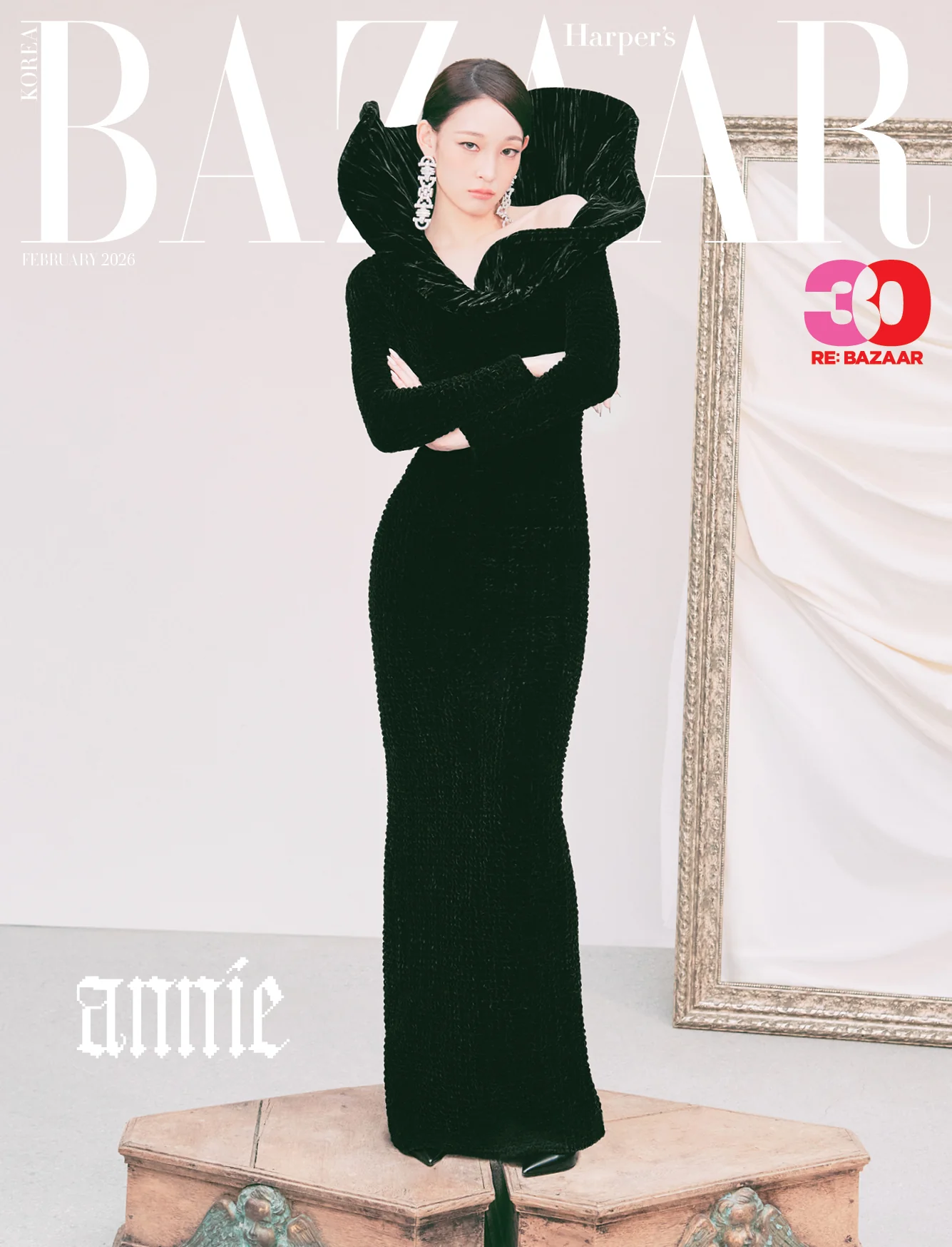 Bazaar Korea Magazine February 2026 ALLDAY PROJECT ANNIE [Random ver.] - Image 2