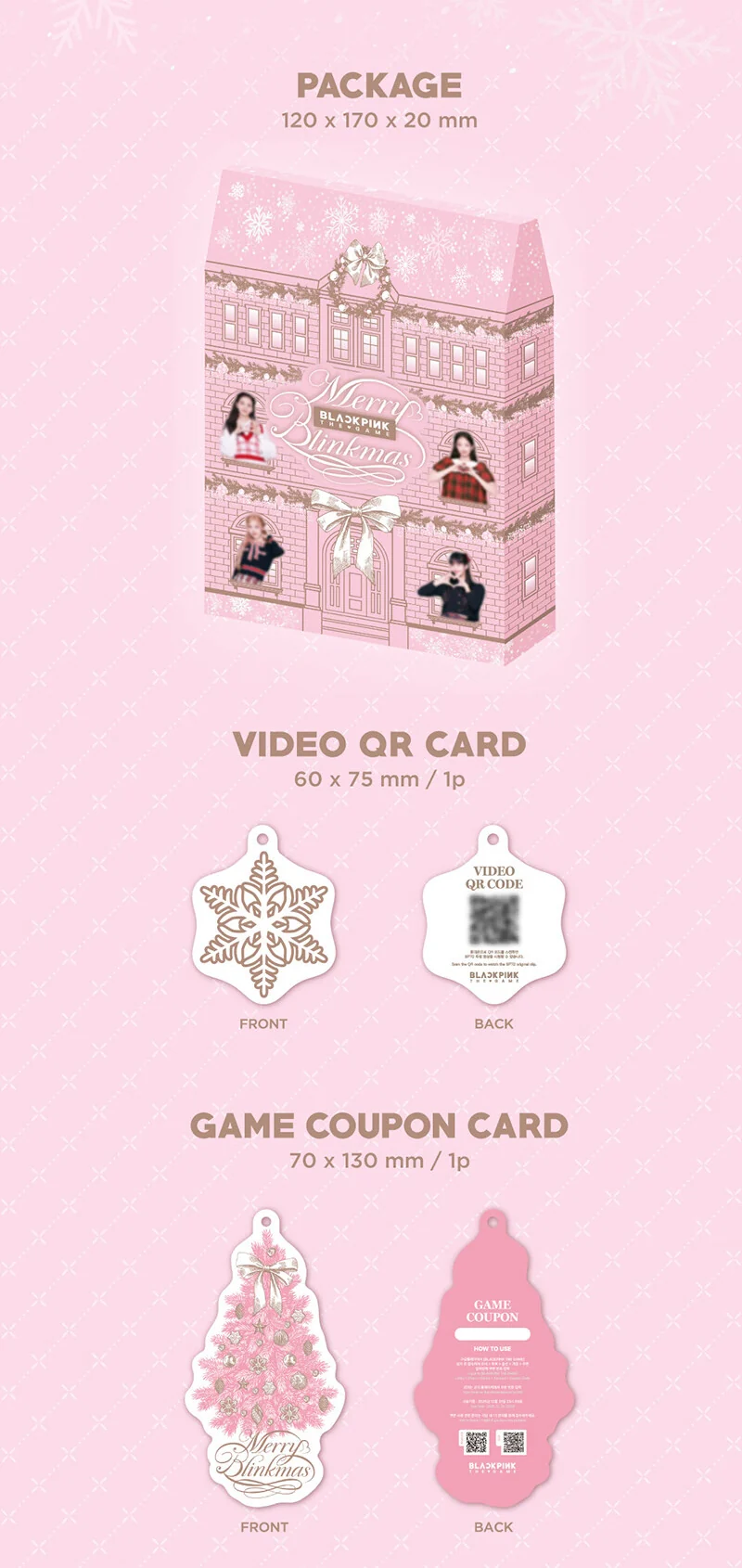 Blackpink the game Coupon Card Collection : 2024 Blackpink Christmas - Image 2