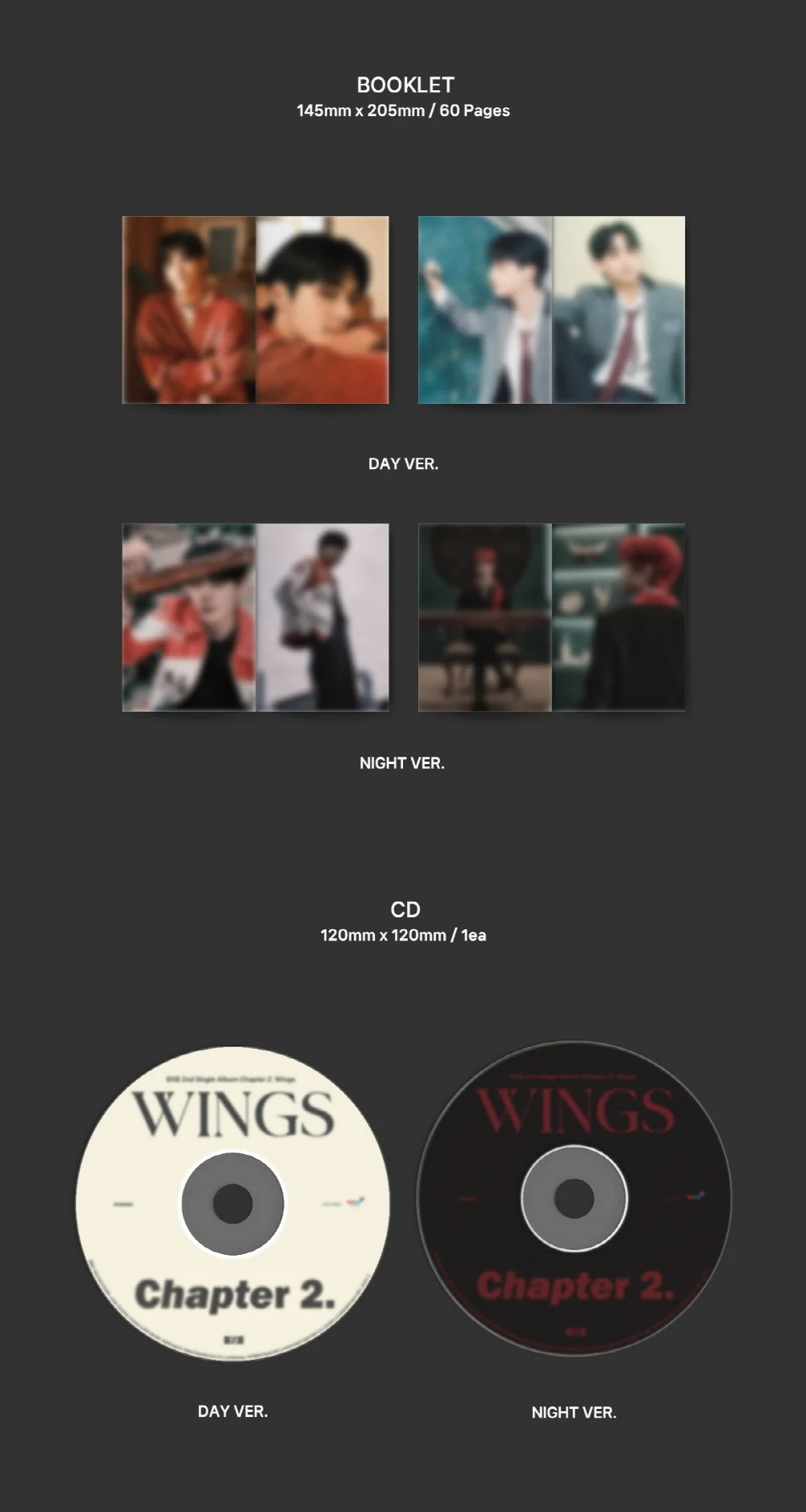 BXB - 2nd Single Album Chapter 2. Wings - Image 3
