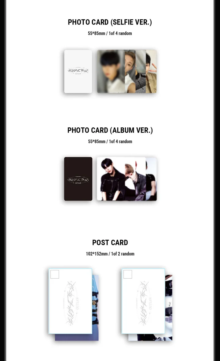 Bz-Boys - OUTLAW (1st Mini Album) CD+Folded Poster - Image 4