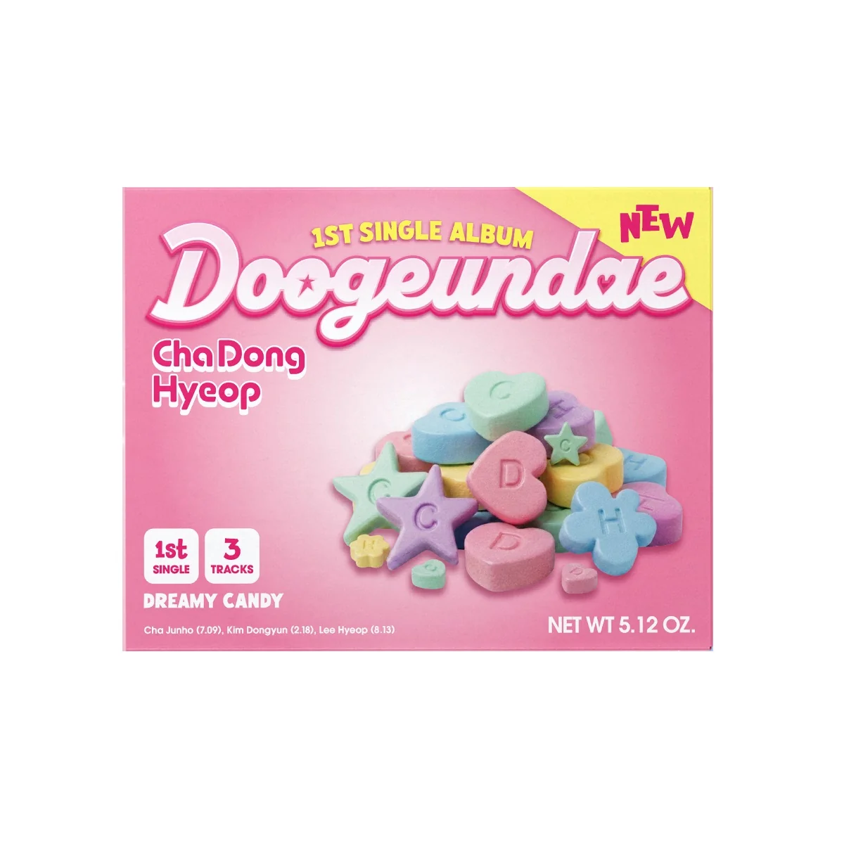 Cha Dong Hyeop Drippin - 1st Single Album Doogeundae 두근대 Sweet version - Image 3