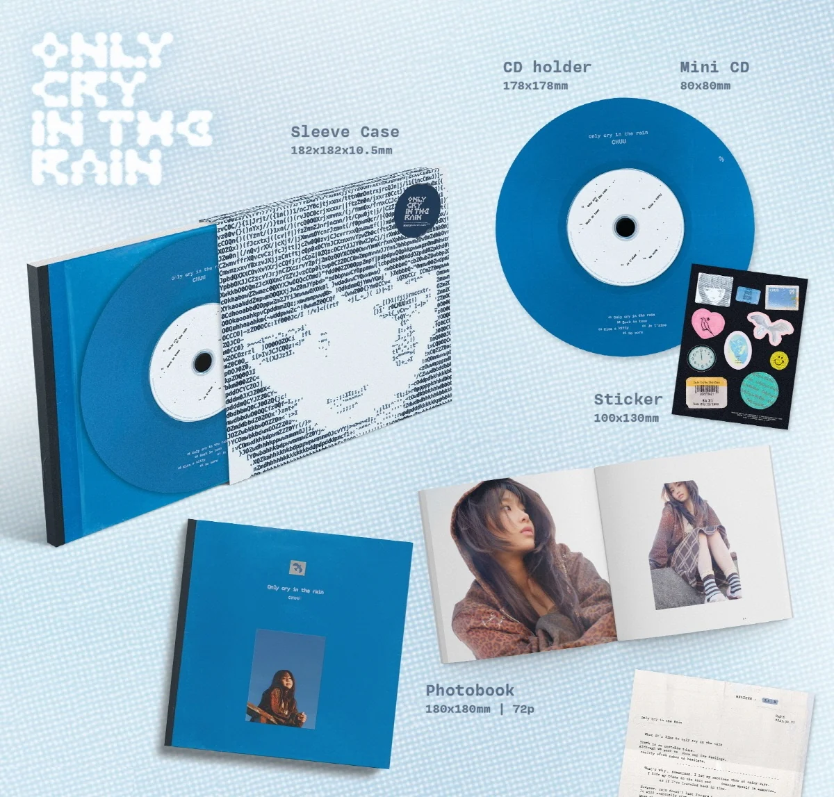 CHUU - Only cry in the rain (3rd Mini Album) - Image 2
