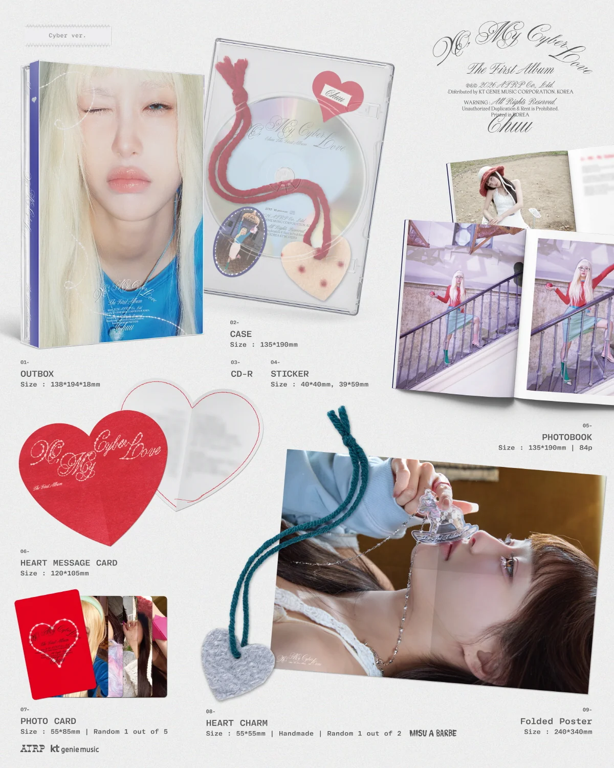 Chuu - The First Album XO, My Cyberlove CD [2 versions SET] - Image 2