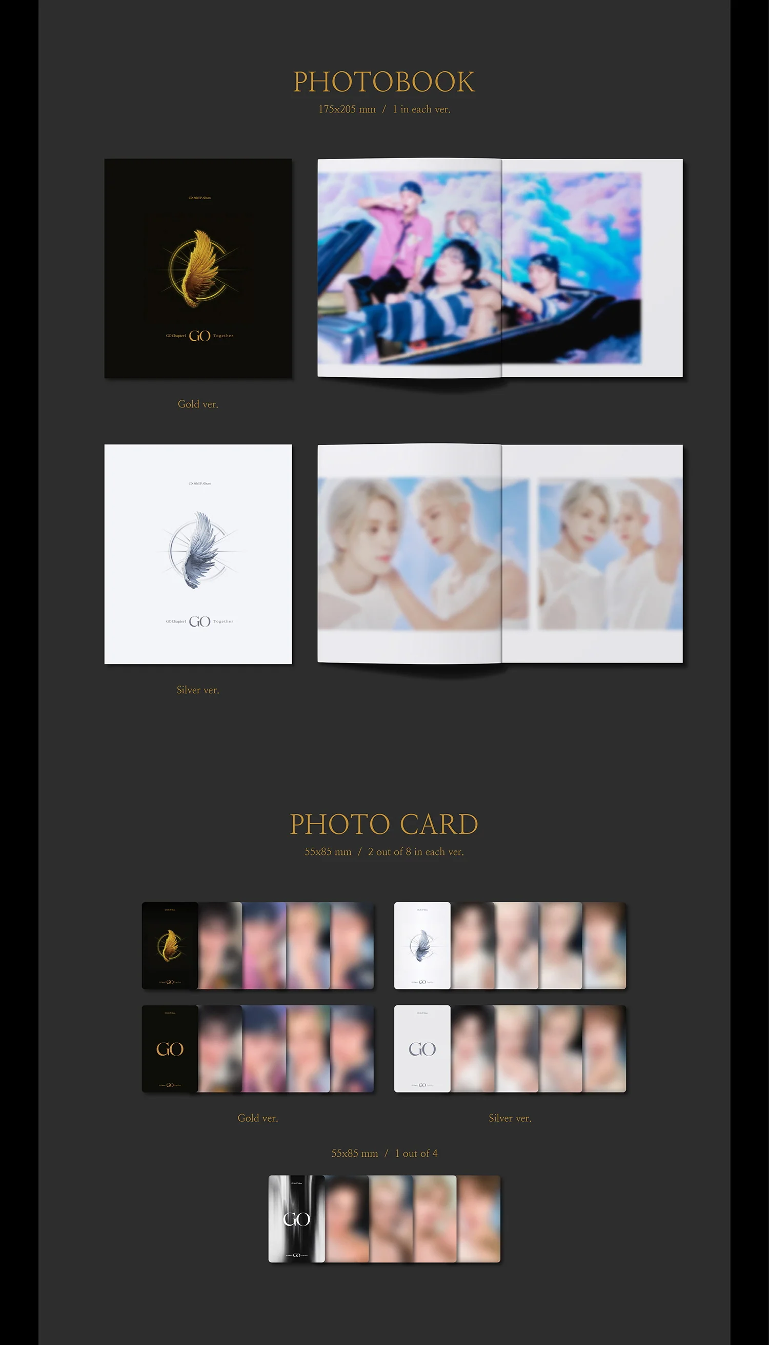 Cix - 8th Mini Album Go Chapter 1 : Go Together CD+Folded Poster - Image 4