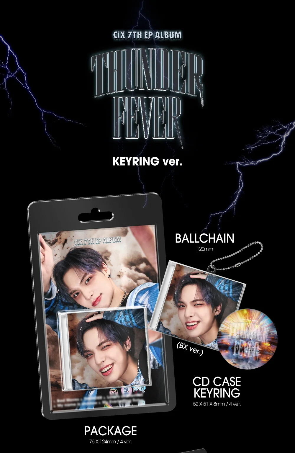 CIX - THUNDER FEVER [Keyring Album] - Image 2