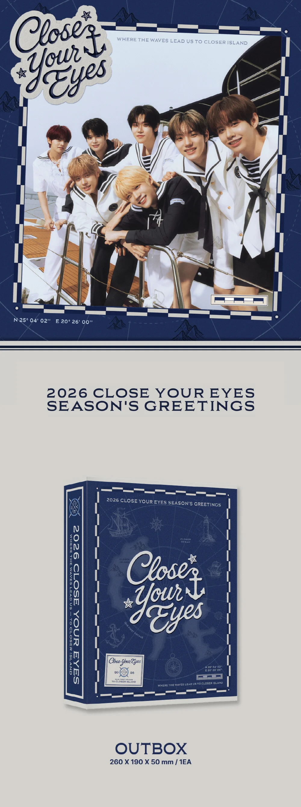 CLOSE YOUR EYES 2026 SEASON'S GREETINGS + Pre-Order Gift - Image 2