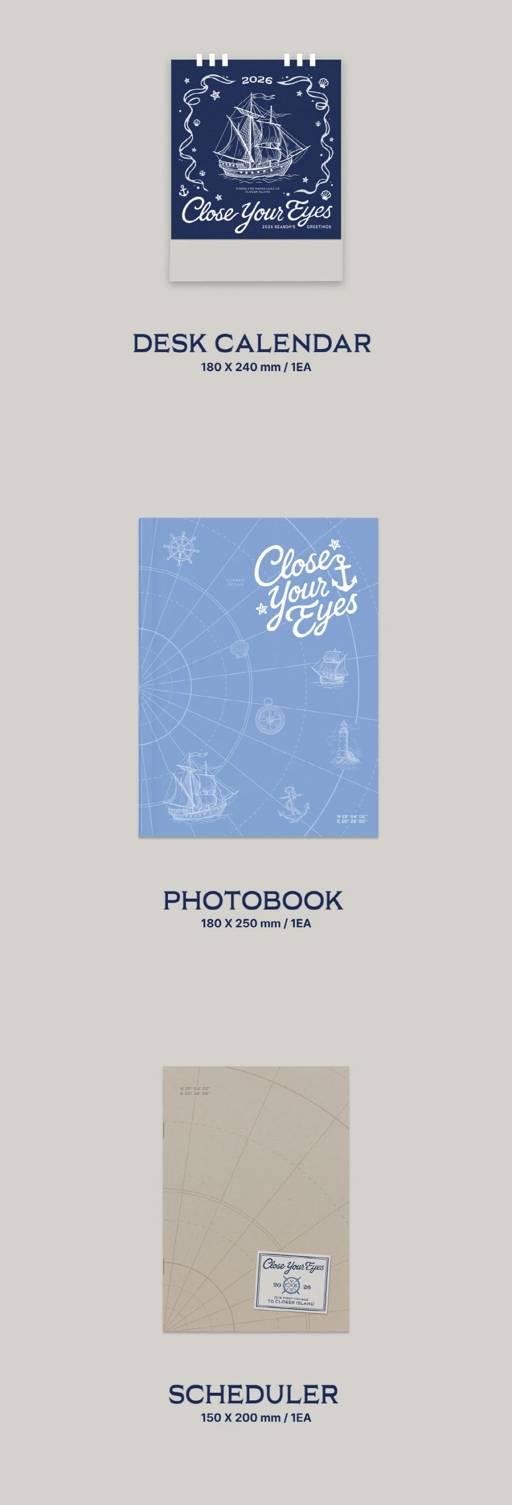 CLOSE YOUR EYES 2026 SEASON'S GREETINGS + Pre-Order Gift - Image 3