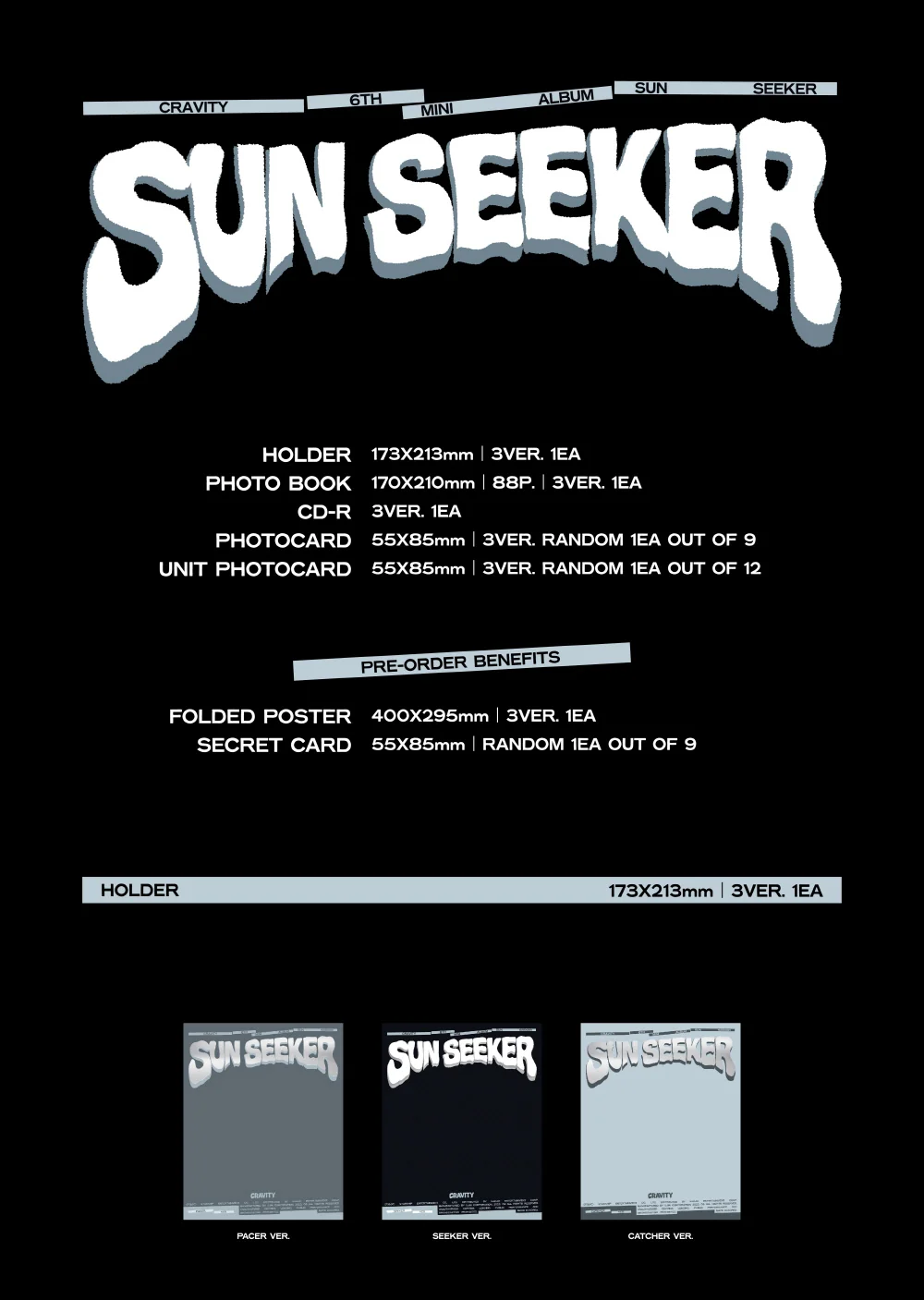 CRAVITY - 6th Mini Album SUN SEEKER - Image 2