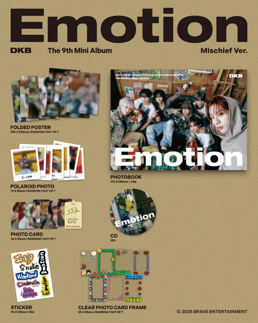 DKB - Emotion (9th Mini Album) - Image 2