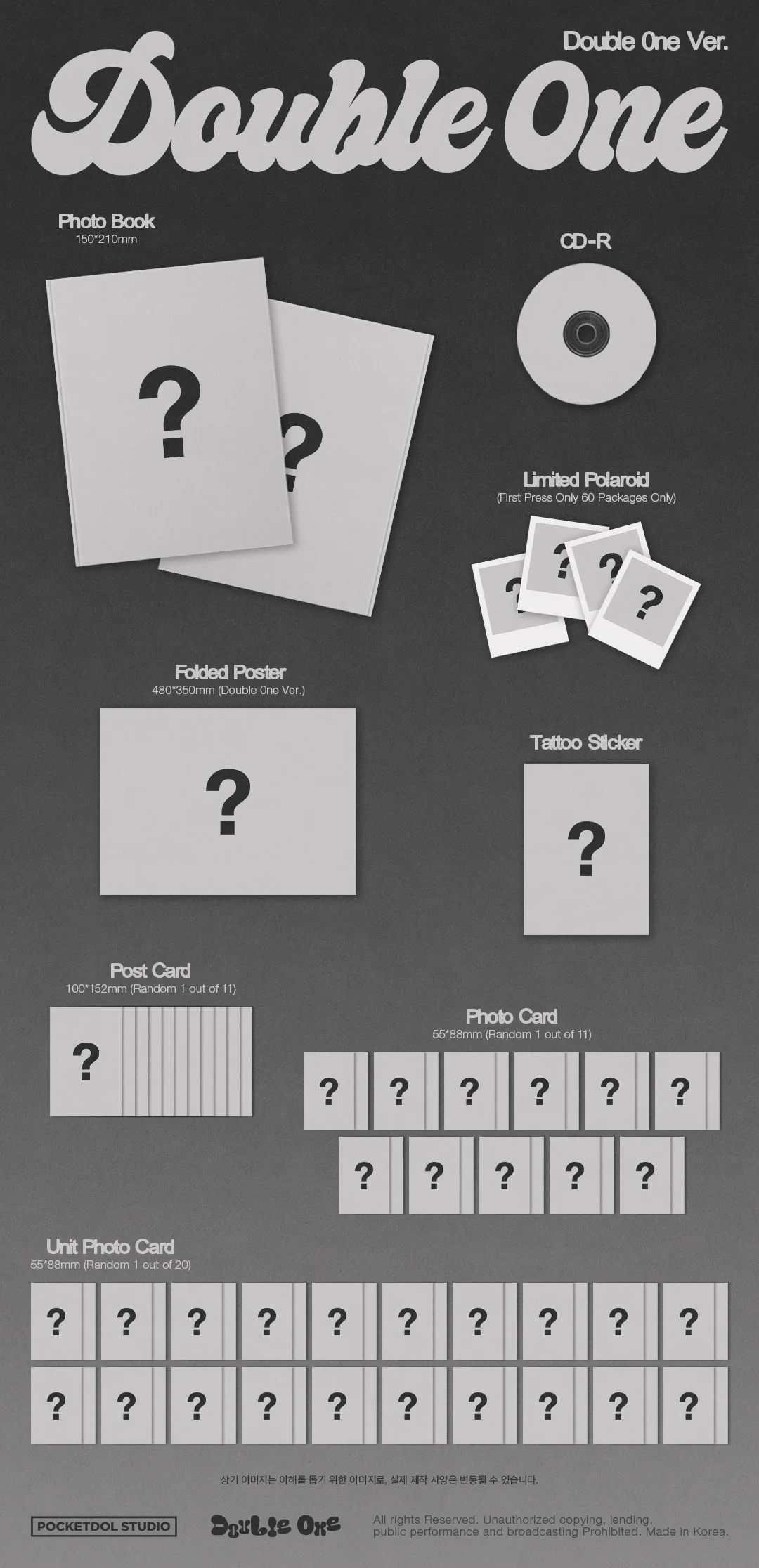 Double 0ne - 1st Mini Album Xpert CD - Image 6
