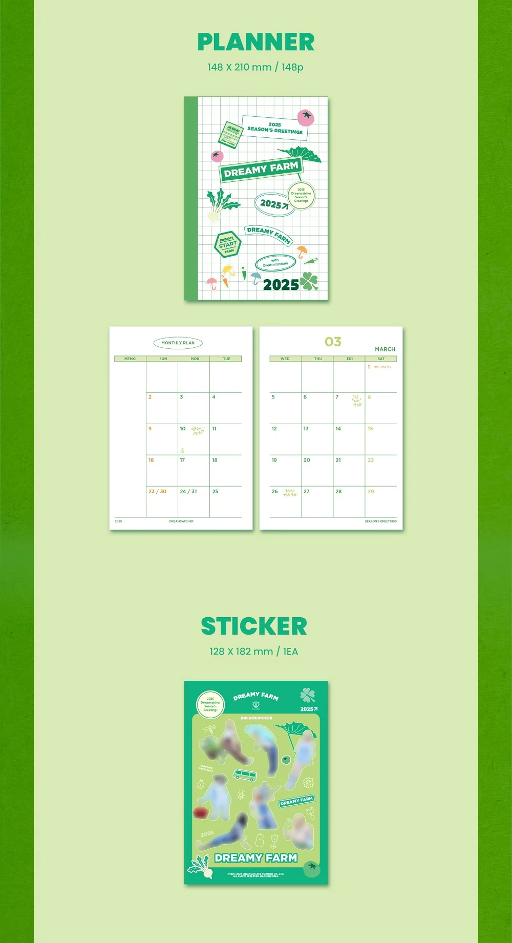 Dreamcatcher 2025 Season's Greetings Dreamy Farm version - Image 4