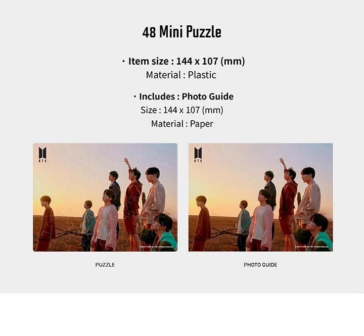 BTS 48 Mini Puzzle Love Yourself 轉 Tear - Image 2
