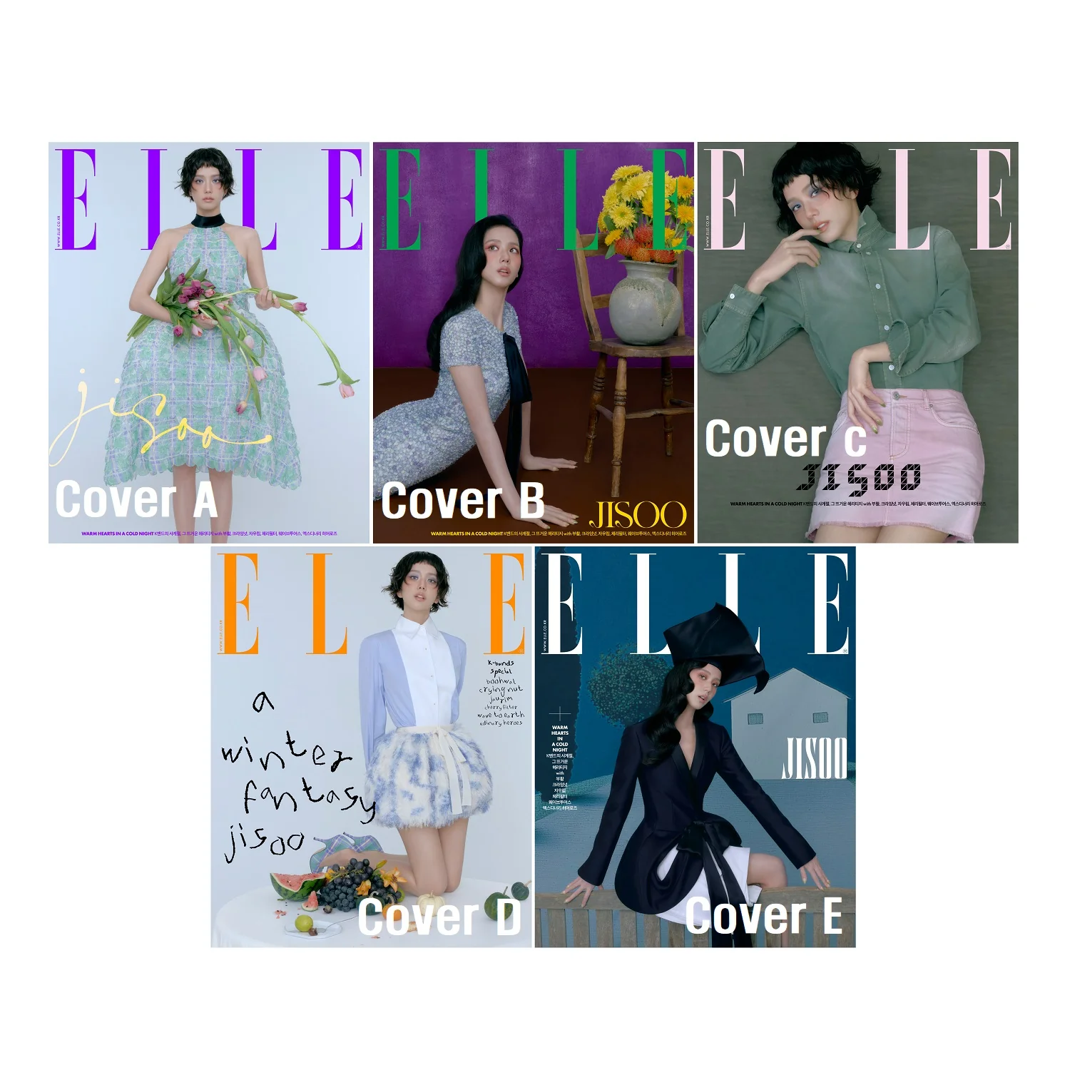 Elle Magazine Korea December 2025 JISOO BLACK-PINK