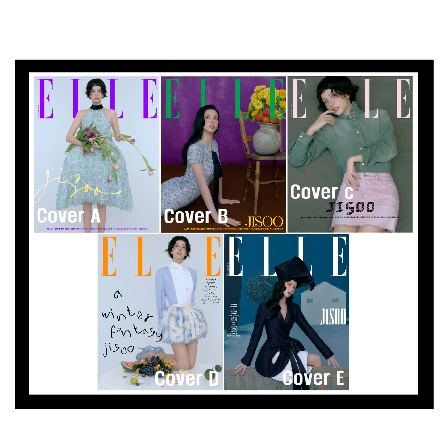 Elle Magazine Korea December 2025 JISOO BLACK-PINK - Image 7