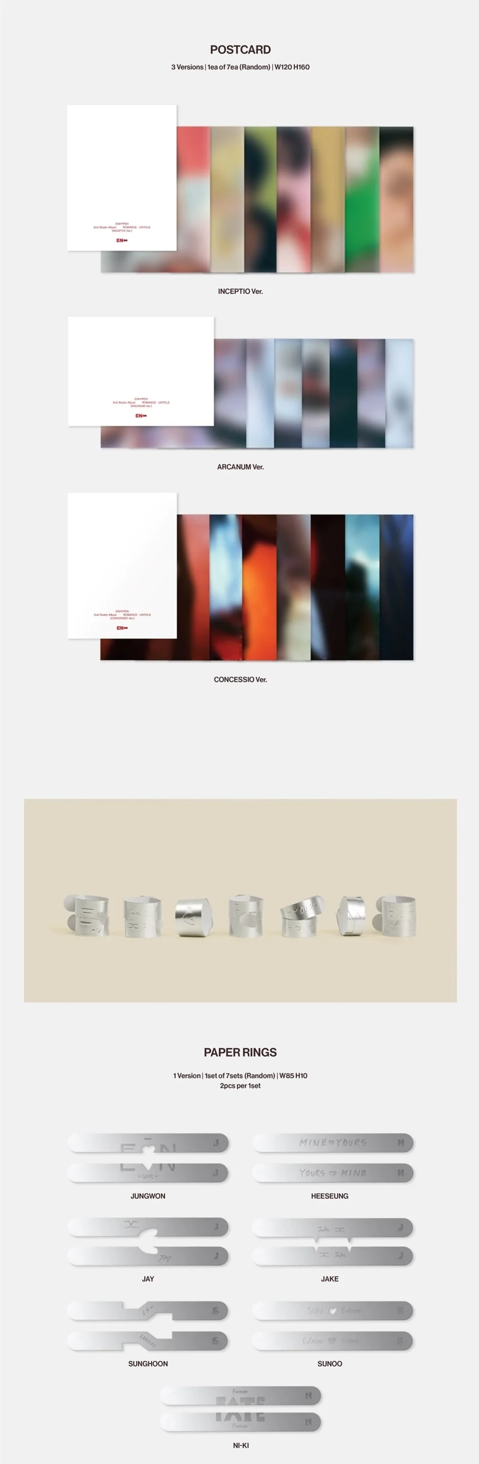 ENHYPEN - 2nd Studio Album Romance : Untold [3 versions SET] - Image 6