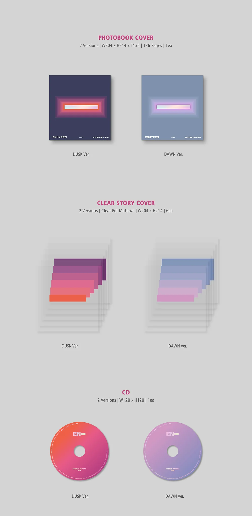 ENHYPEN - BORDER : DAY ONE (1st Mini Album) Album - Image 3
