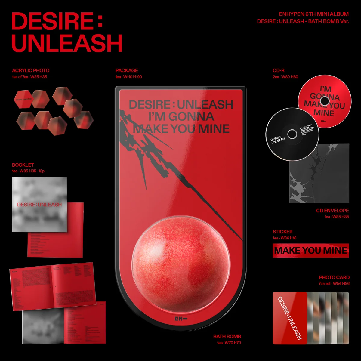 ENHYPEN - DESIRE : UNLEASH [BATH BOMB Ver.] - Image 2