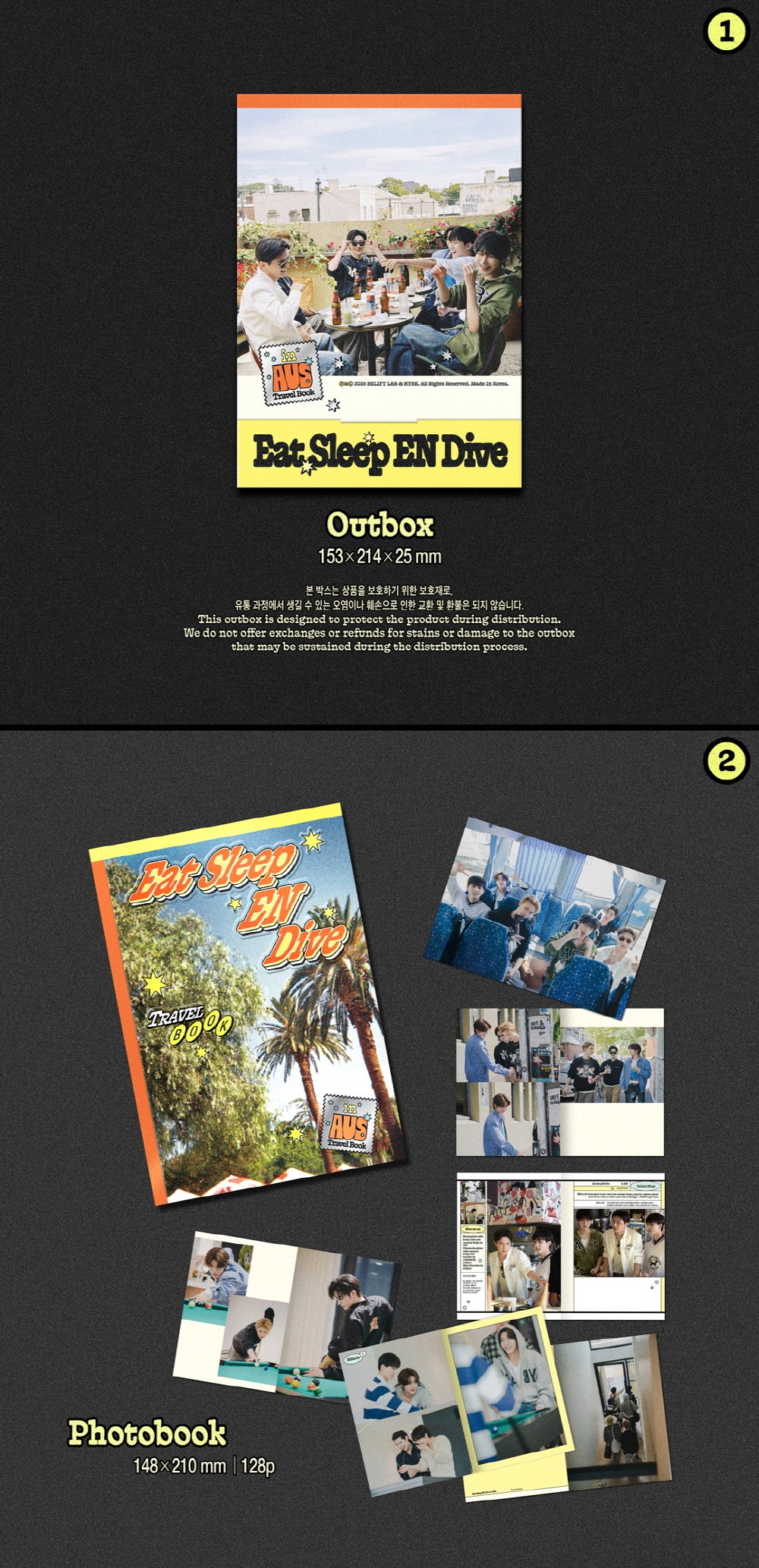 ENHYPEN [Eat Sleep EN Dive in AUS] TRAVEL BOOK - Image 3