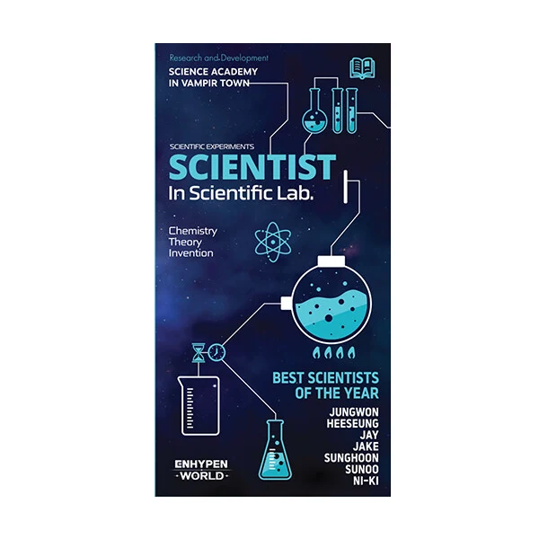 Enhypen World Coupon Card Collection Scientist Basic version