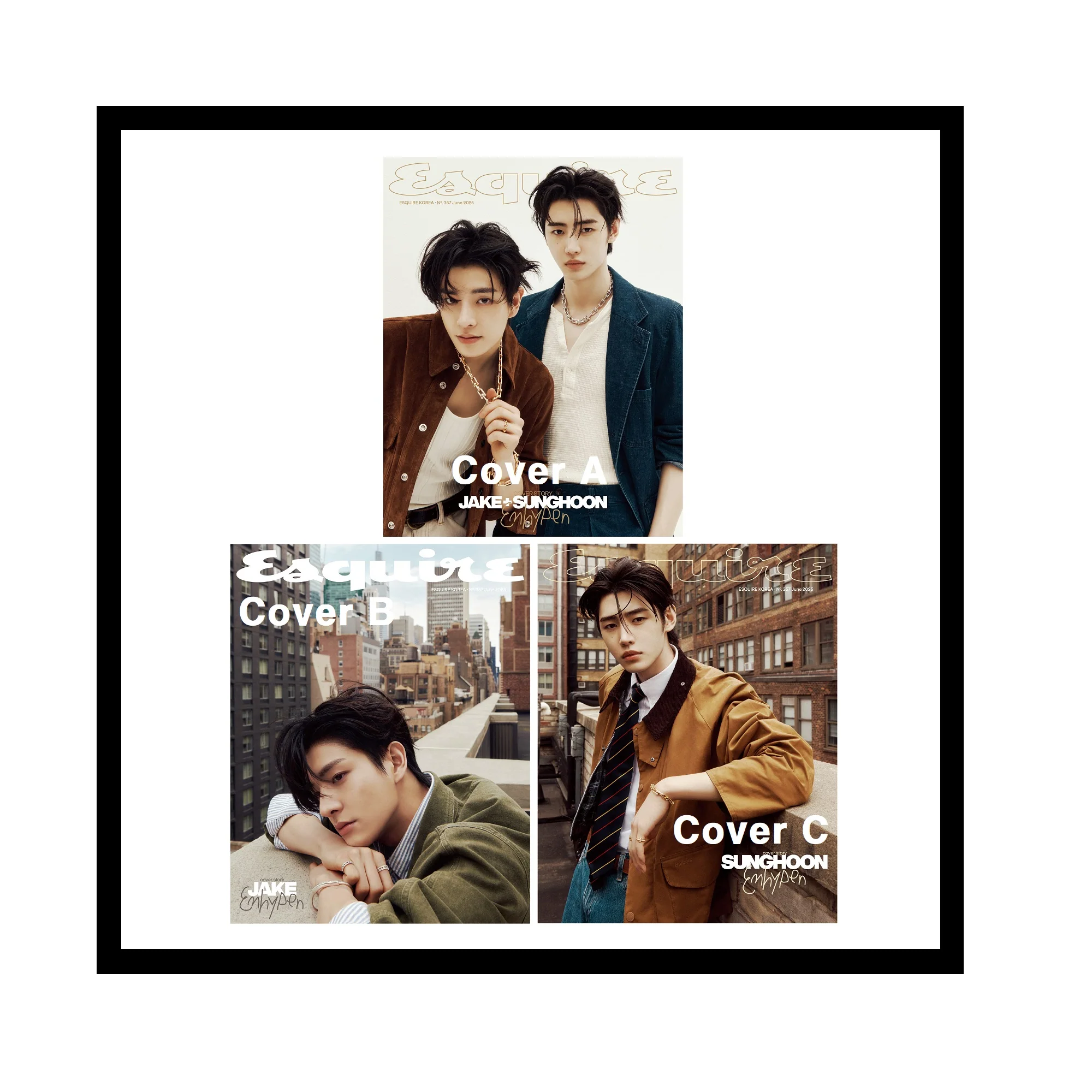 Esquire Magazine Korea June 2025 ENHYPEN - Image 5