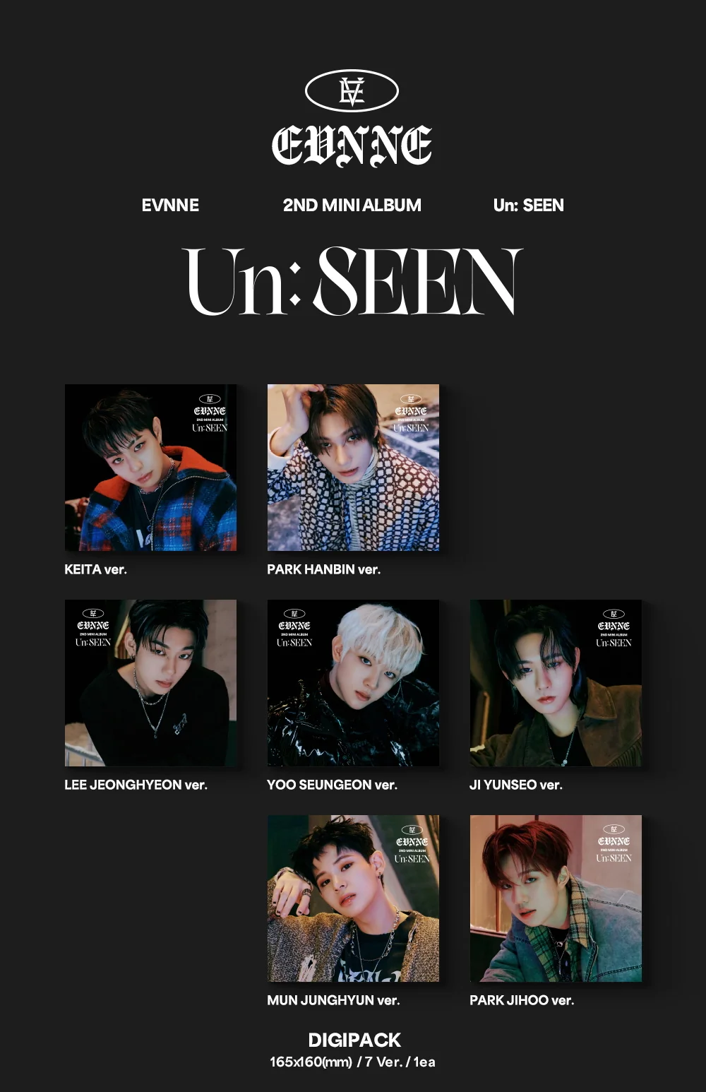 EVNNE - 2nd Mini Album Un : SEEN [Digipack VER.] - Image 2
