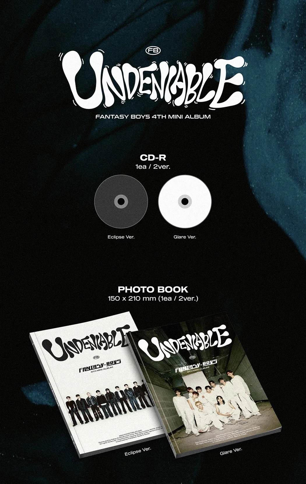 FANTASY BOYS - UNDENIABLE (4th Mini Album) - Image 2