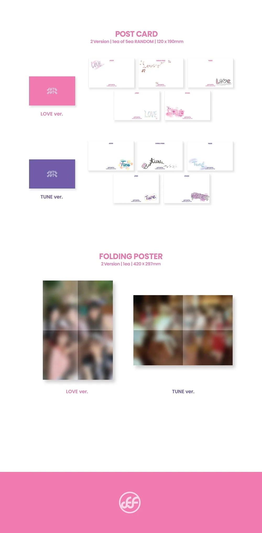 FIFTY FIFTY - 2nd Mini Album Love Tune CD - Image 5