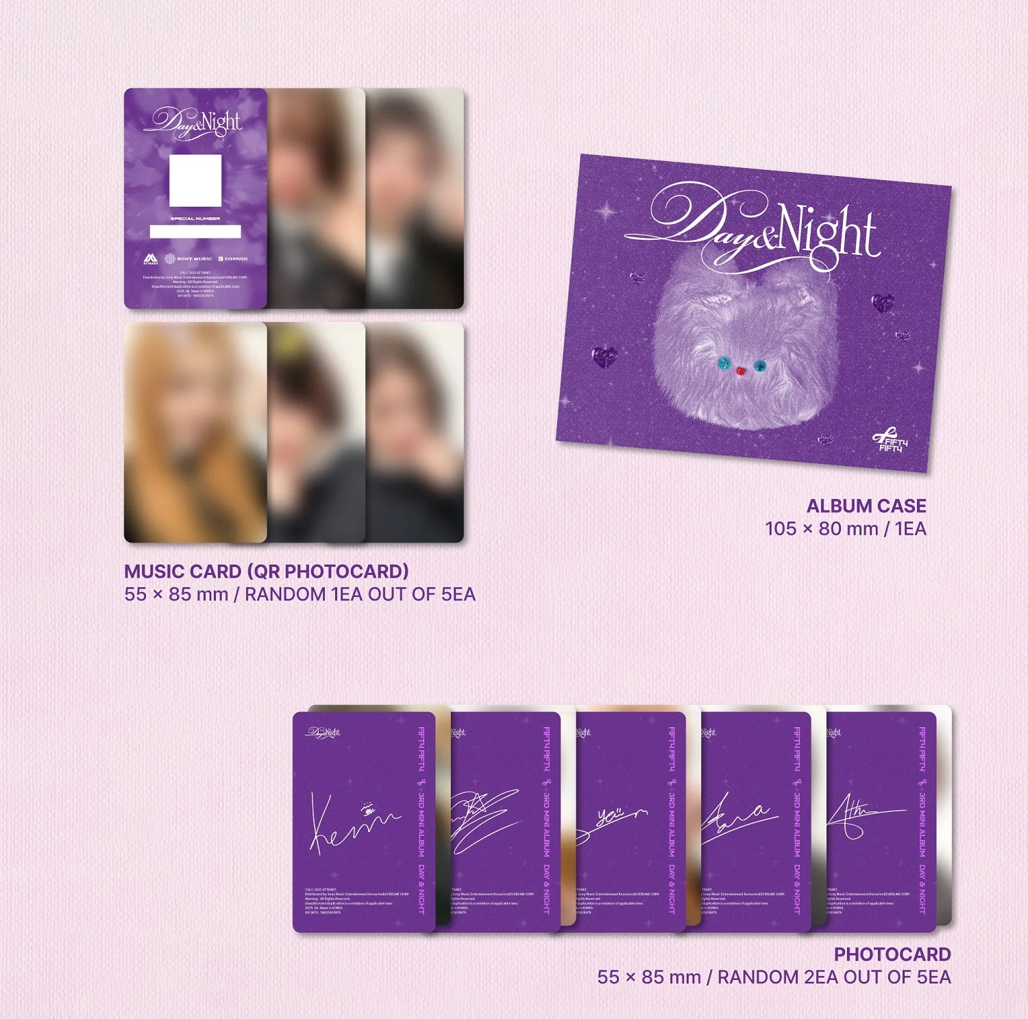 Fifty Fifty - 3rd Mini Album Day & Night (EVER version) - Image 4