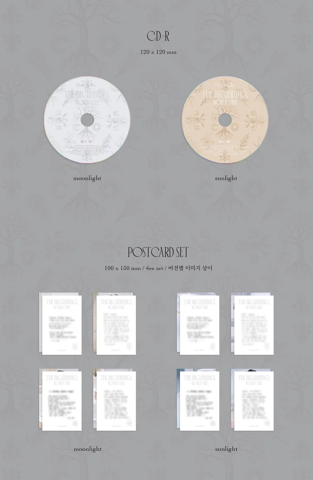 FORESTELLA - The Beginning : World Tree 2 VERSIONS SET +10 Polaroids - Image 3