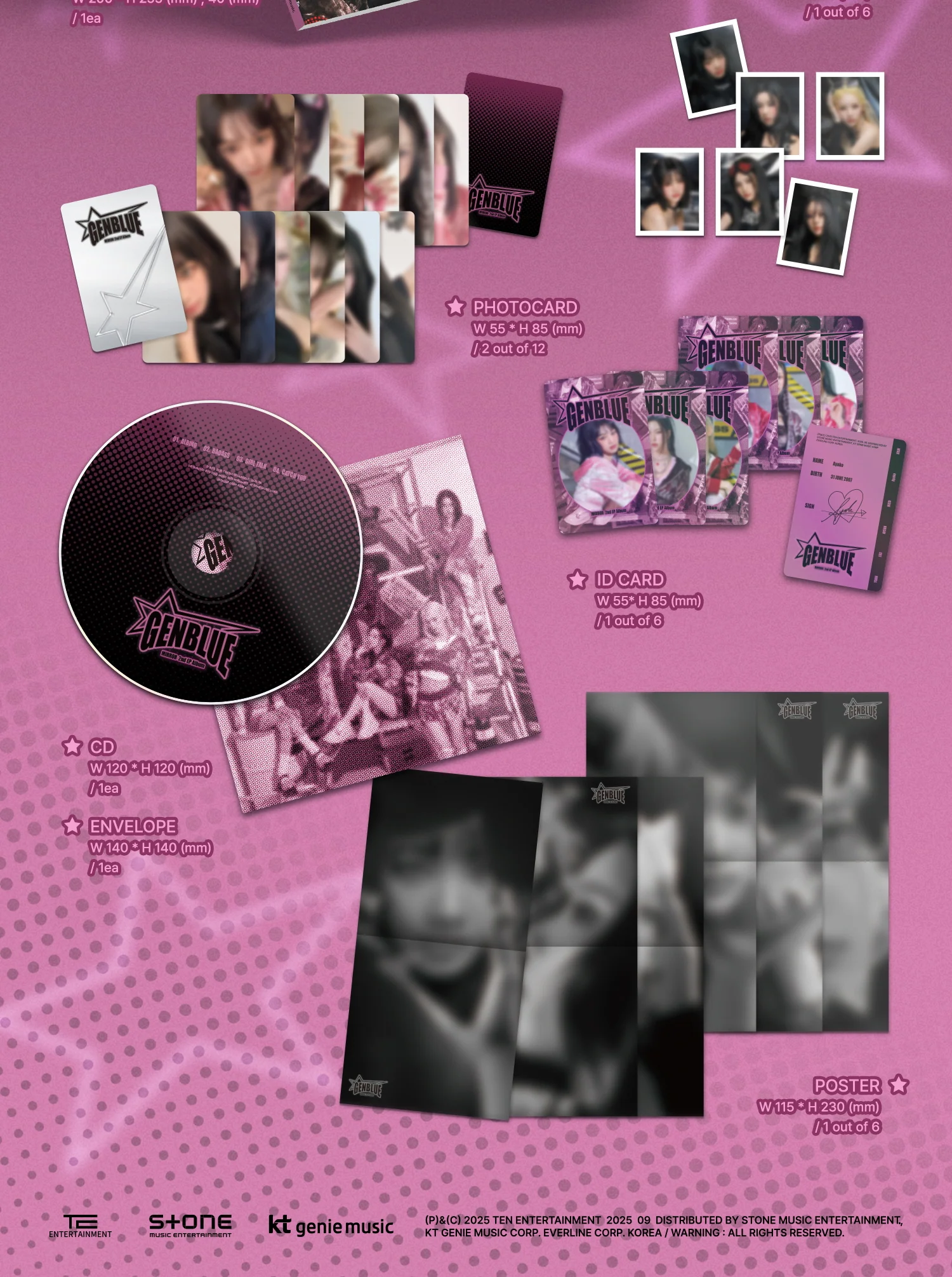 Genblue - 2nd EP Mirror CD - Image 4