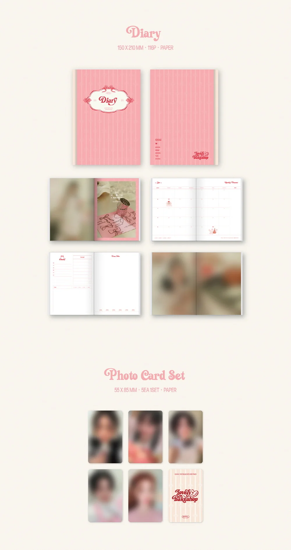 (G)I-DLE 2025 SEASON’S GREETINGS [Lovely Bakeshop] - Image 4