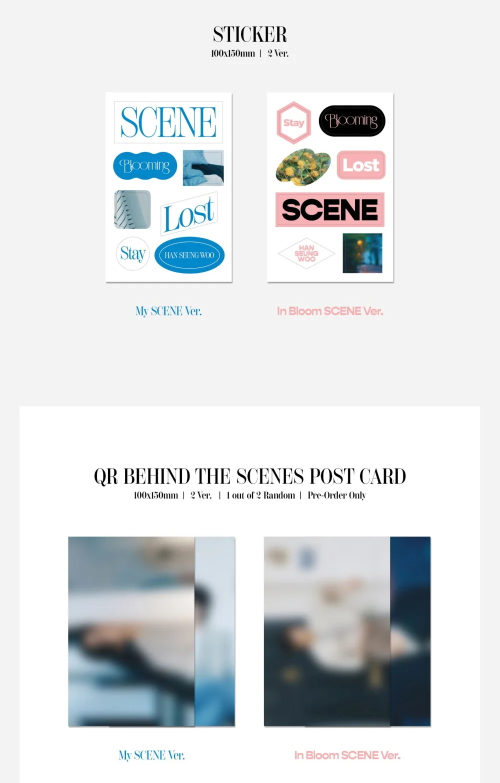 HAN SEUNG WOO - 1st Single Album Scene CD+Pre-Order Gift - Image 6