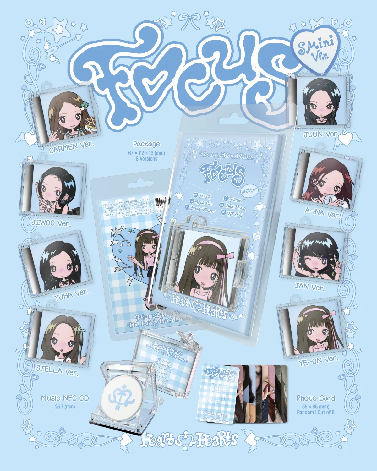 Hearts2Hearts - FOCUS [SMini Ver.] Smart Album - Image 2