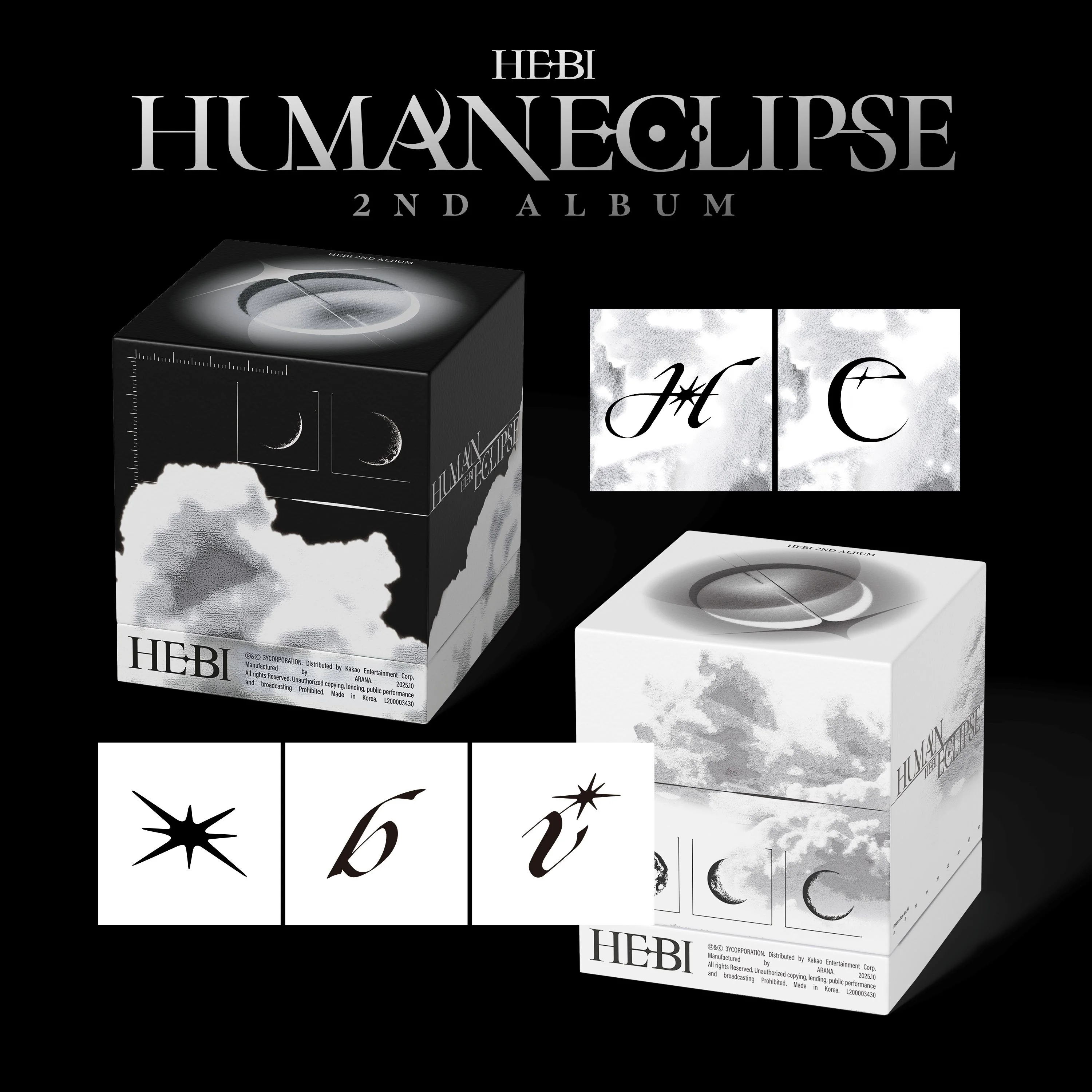 Hebi - 2nd Mini Album Human Eclipse Eclipse version CD