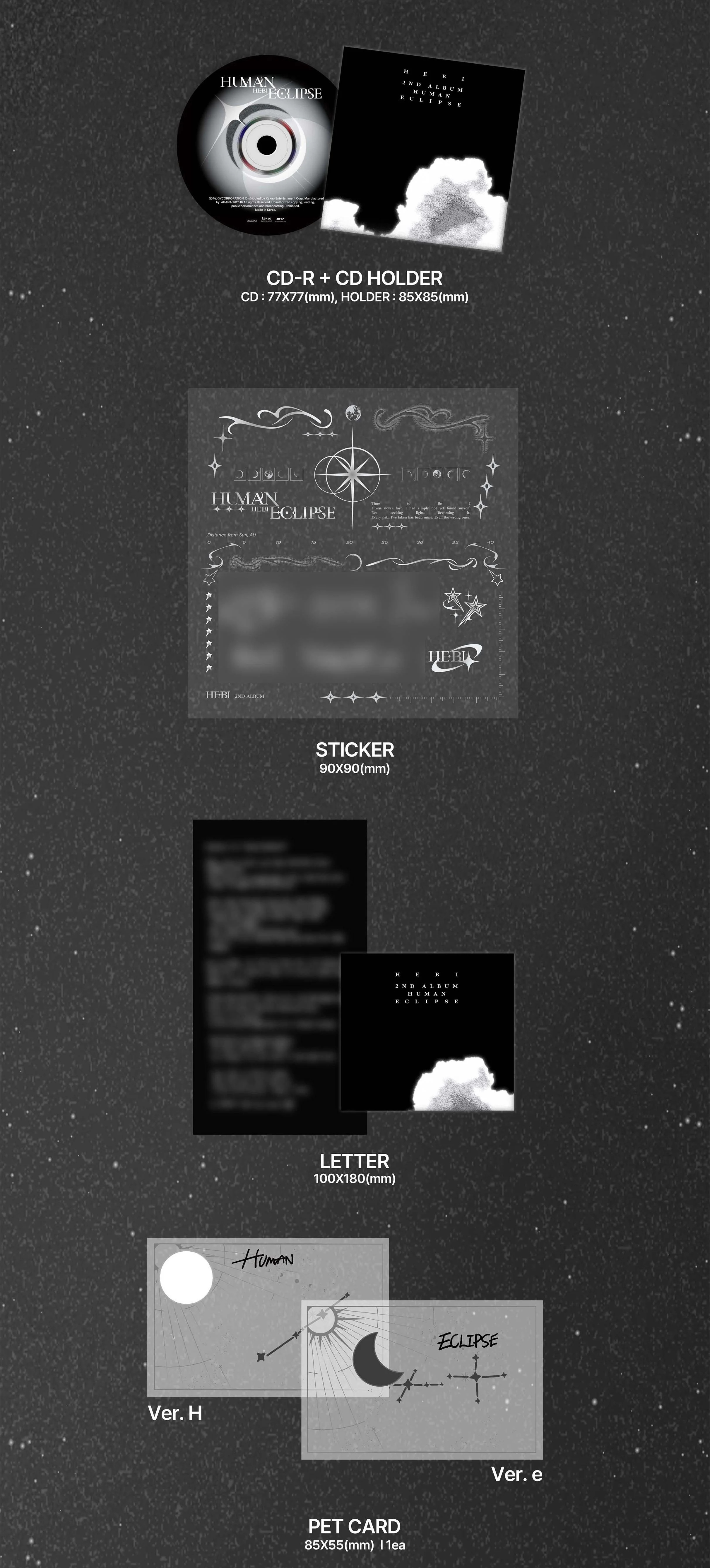 Hebi - 2nd Mini Album Human Eclipse Eclipse version CD - Image 4