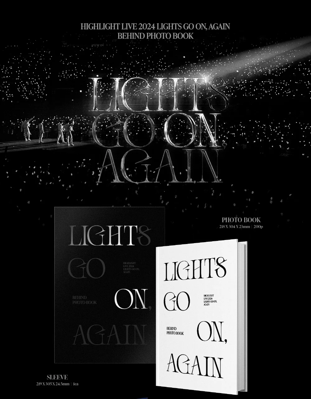 HIGHLIGHT LIVE 2024 [LIGHTS GO ON, AGAIN] BEHIND PHOTO BOOK - Image 2