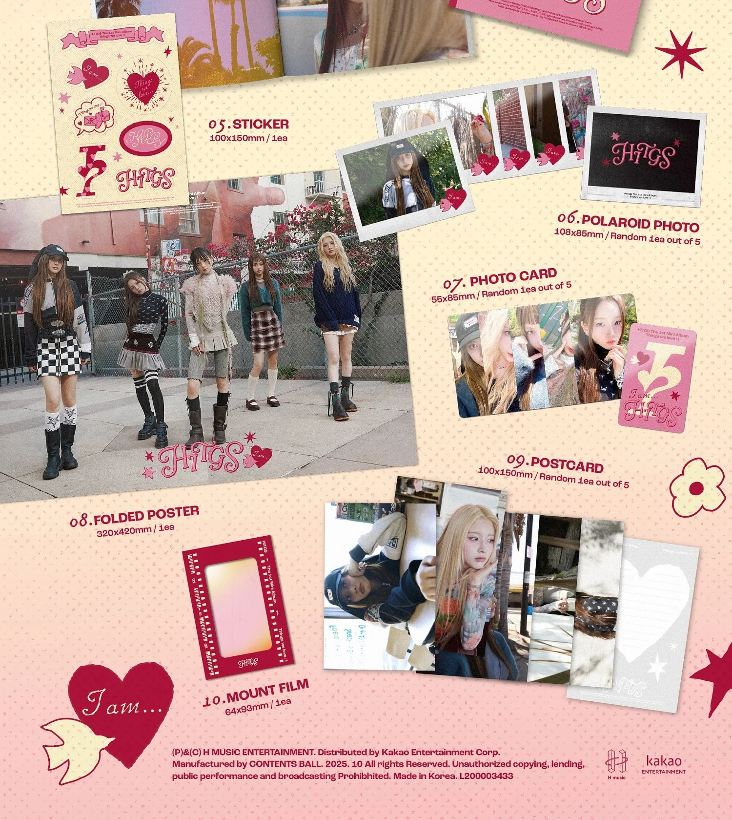 Hitgs - 1st Mini Album Things we love : I CD - Image 3