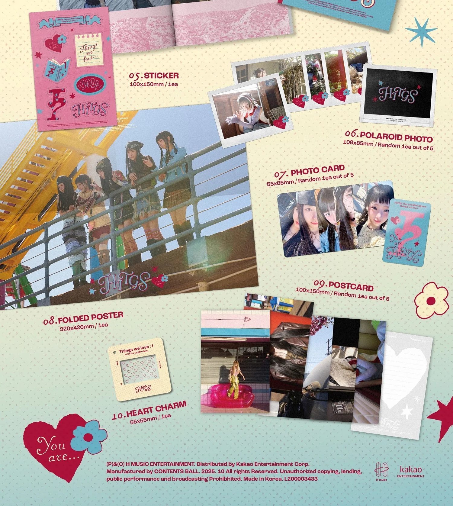 Hitgs - 1st Mini Album Things we love : I CD - Image 5